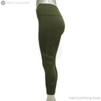 High-Waisted Mesh Cutout Capri Leggings