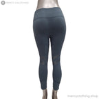 High-Waisted Mesh Cutout Capri Leggings