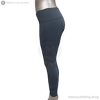 High-Waisted Mesh Cutout Capri Leggings